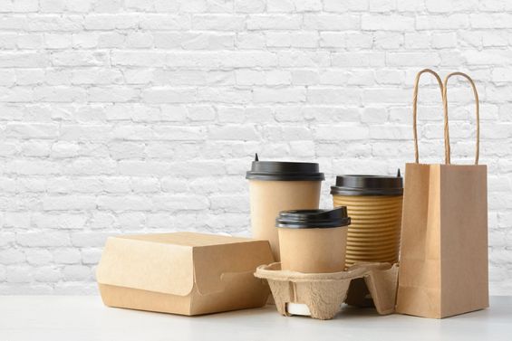 Papier alimentaire tasse café sac